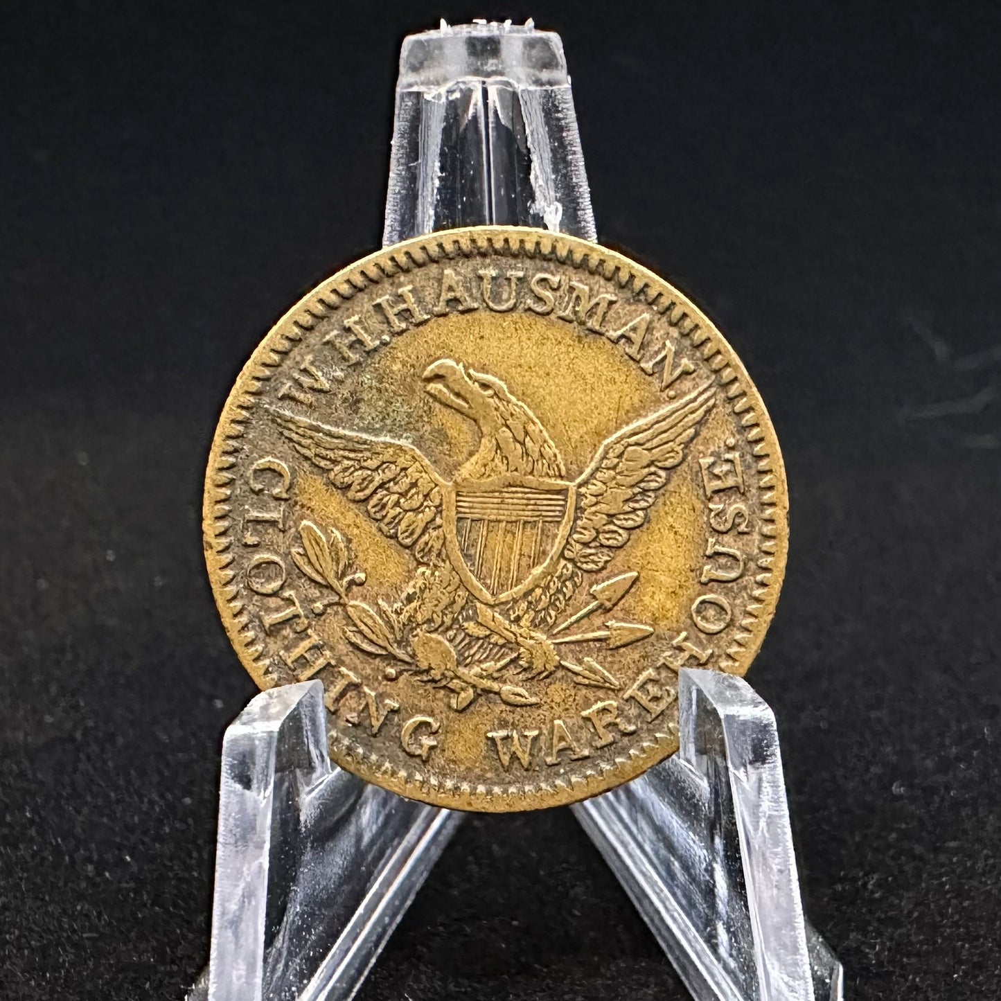 W.H. Hausman “Blue Store” Trade Token