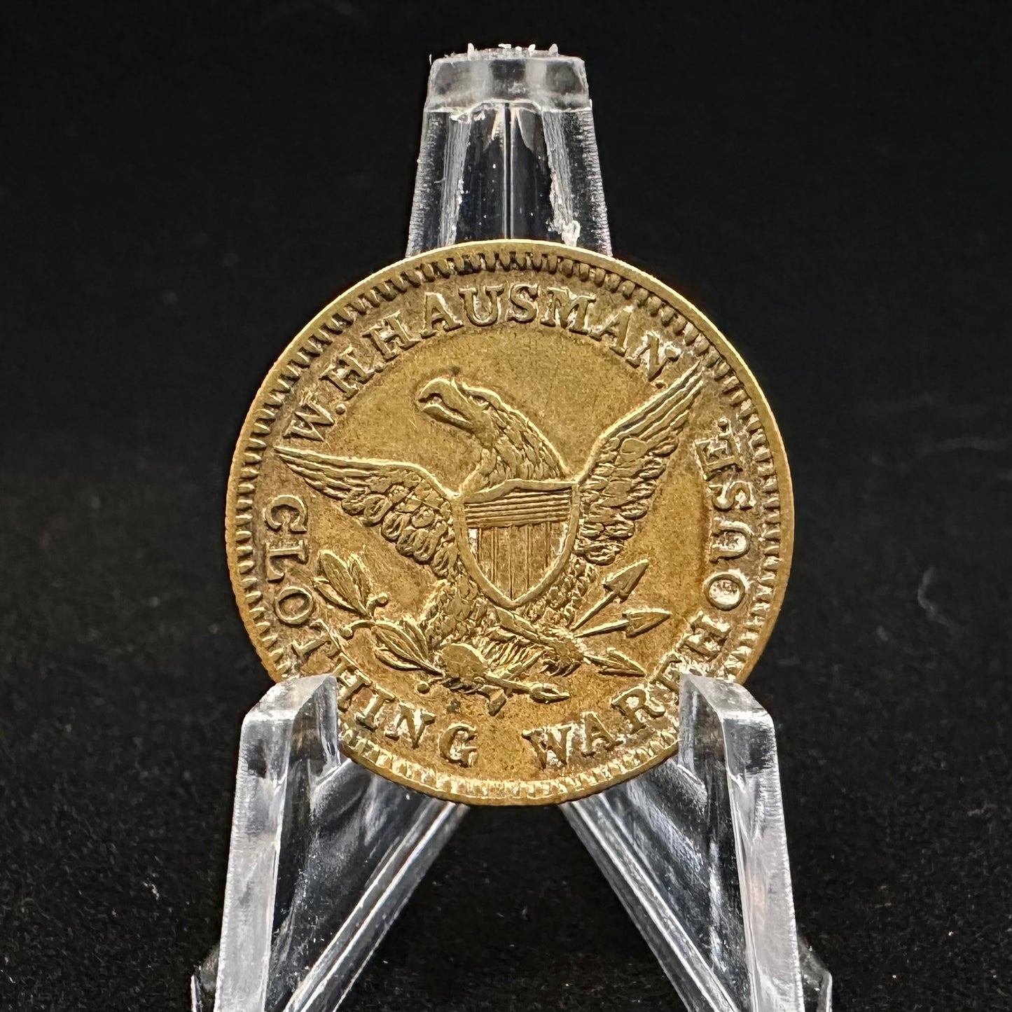 W.H. Hausman “Blue Store” Trade Token